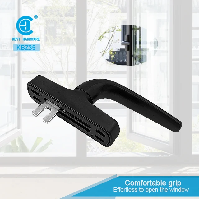 KBZ35 Sliding Aluminum Window Lock Handle Upvc Hardware Hidden Holding Door and Window Handle
