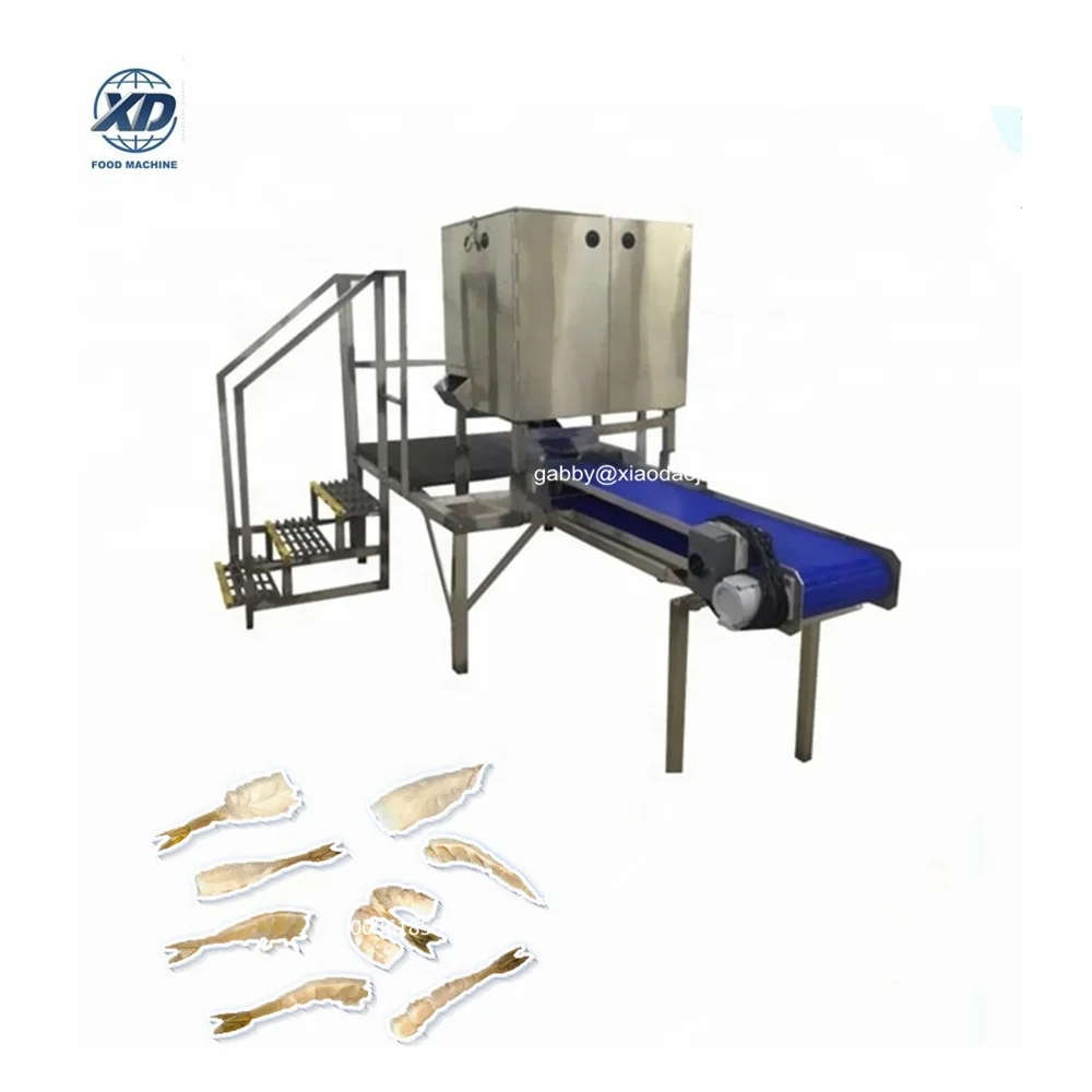Premium Design Automatic Shrimp Shell Remover and Vein Cleaner Equipment  Shrimp Processing for Industrial Shrimp Processing