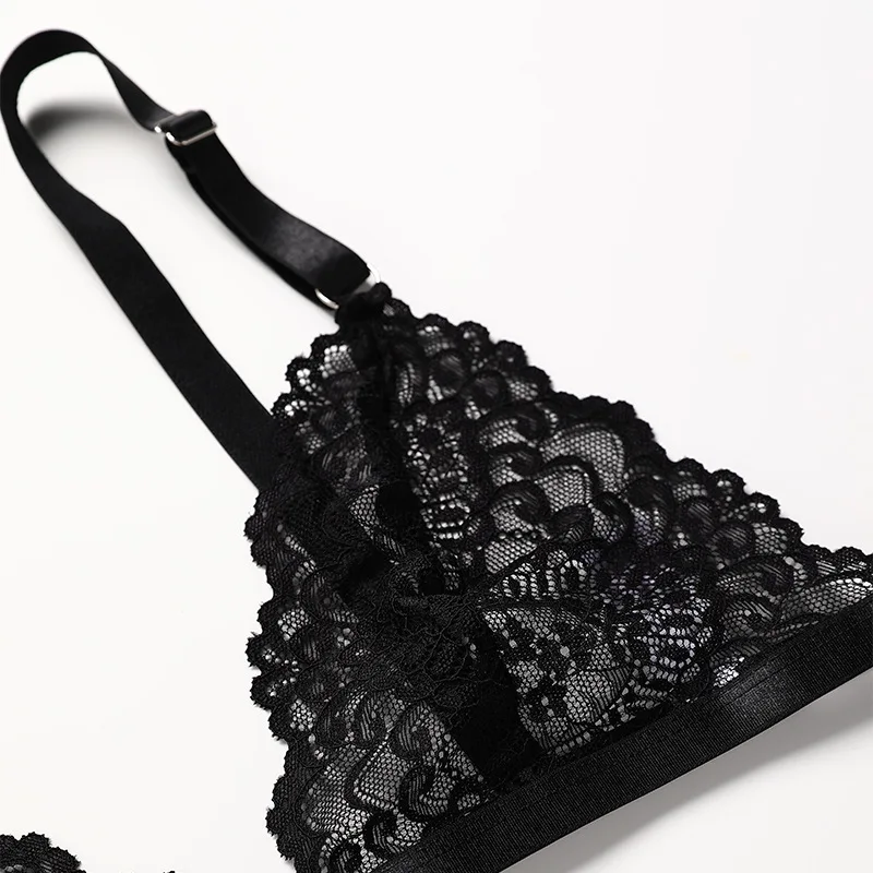 LJ-BPS022 lace bra alternate view