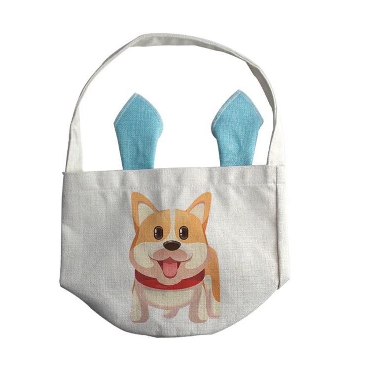 Blank Canvas Easter Bunny Bags 35*45cm Diy Gift Bags Buy Easter Bunny