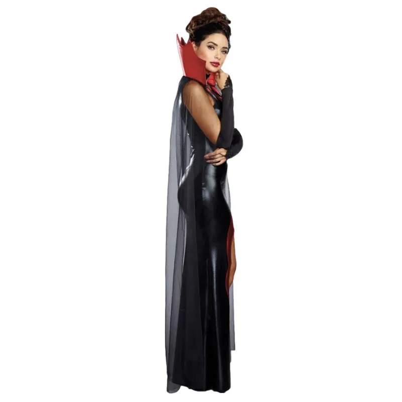 Gothic Adult Halloween Women's Vampire Masquerade Costume N14764-Halloween  Costume-wholesale