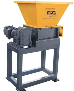 YOZO China Professional factory made Scrap Copper Wire Shredder Cable Recycling Machine twin shaft shredder machine