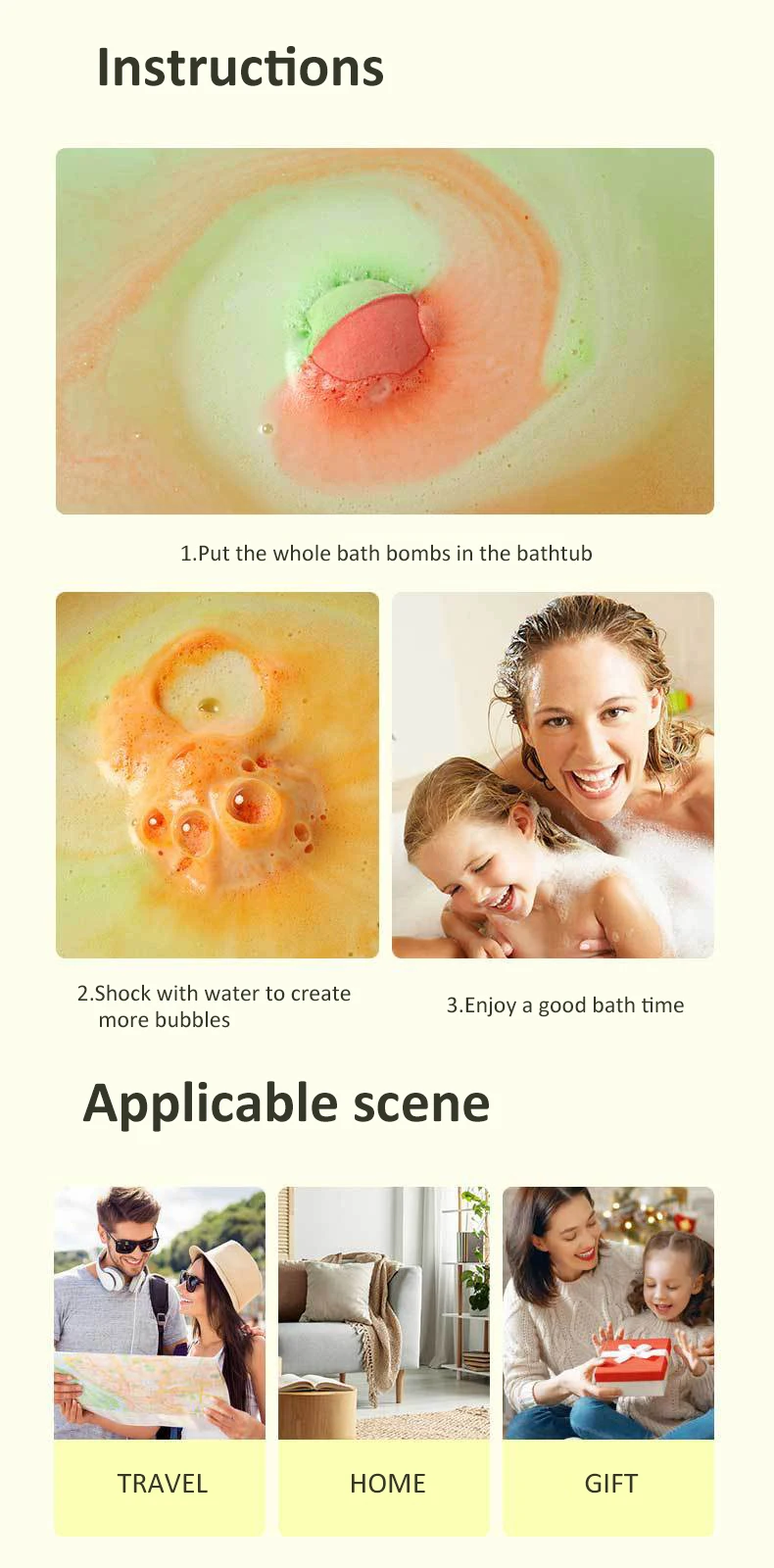 how to display bath bombs at home