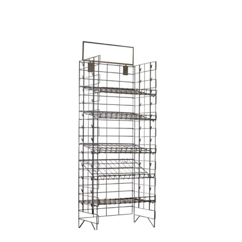 Potato Chips Wire Display Rack Lays Metal Wire Basket Candy Potato Chip