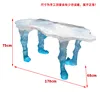 Mesa de té-azul glaciar