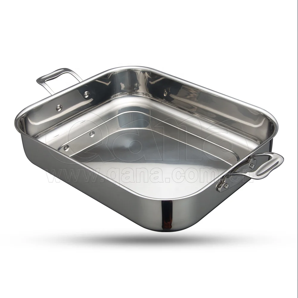 Набор Жаровня из нержавеющей стали SS304, прямоугольный жаровня со стойкой из нержавеющей стали