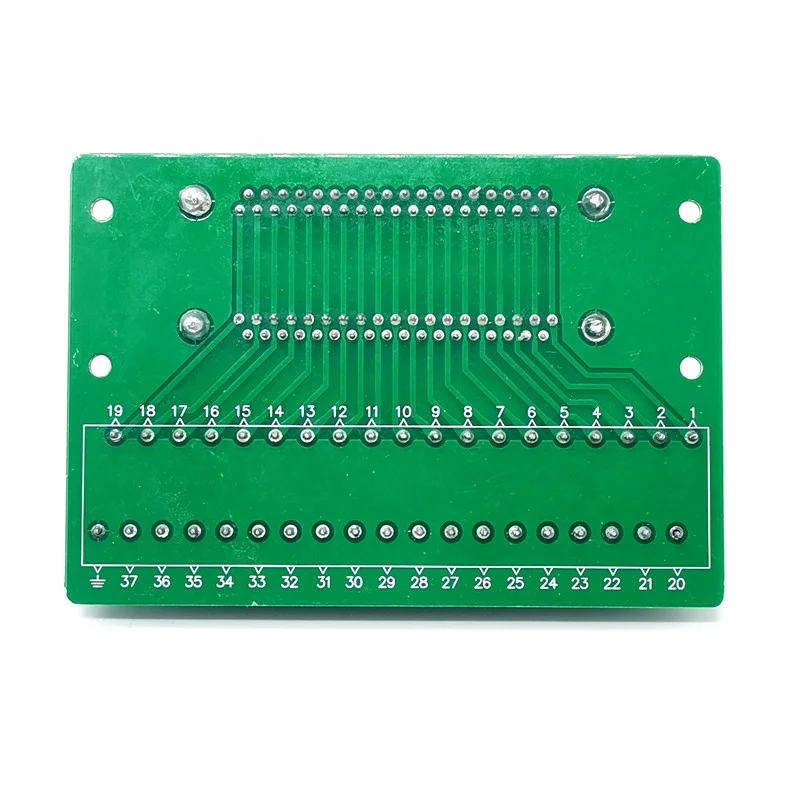 DB26-Stecker-Adaptermodul – PCB-Klemmenboard, Mit Beschriftung, Gute Kontaktsicherheit – Für Einfache Verdrahtung