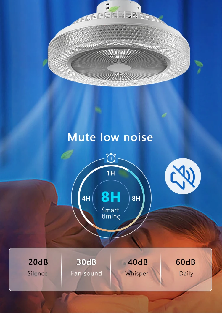 Slynn SLYNN Smart RGB Ceiling Fan with Light - 30000 Hours Lifespan