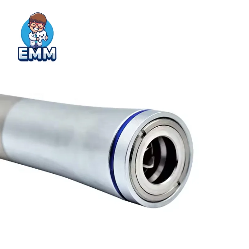 instrumenta manualia dentalia contra angulare lentis velocitatis 1:1, ex acrio inox, E-typi, cum pulsatore et tubo aquae interno et externo pro chirurgia.