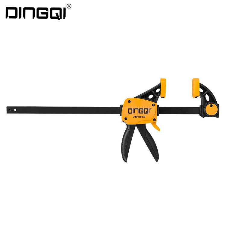 DINGQI Quick Release Clip Wood Clamp Nylon Heavy Duty Bar Clamp Both Internal and External for Carpenter Woodworking