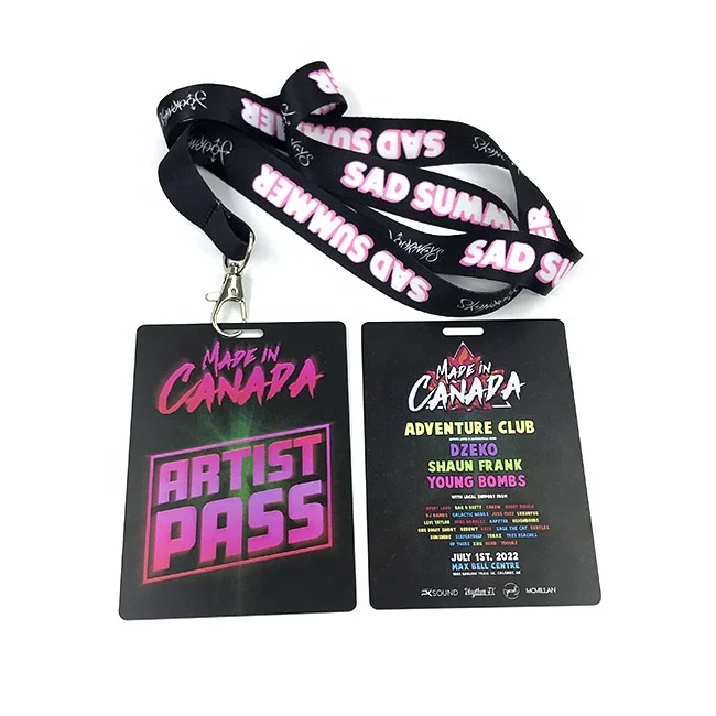 Customized Size Vip Passes Cmyk Full Color Printing Vip Pass Card / Id ...