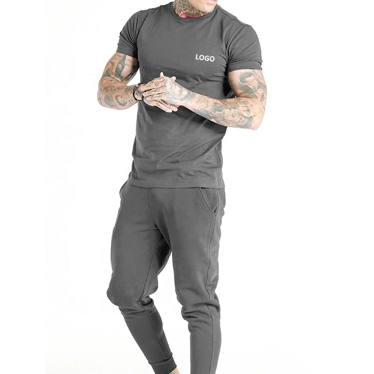 Custom Print High Quality Personnalised Design Men T-Shirts Branded Slim Cotton Fitness Muscle Bodybuilding Mens Gym T Shirt