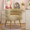 Beige with gold frame [lamb wool]