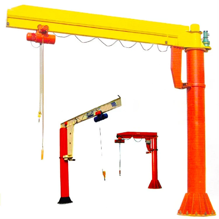 BZ Model Floor Mounted Column Electric Hoist Small Jib Crane 1 Ton