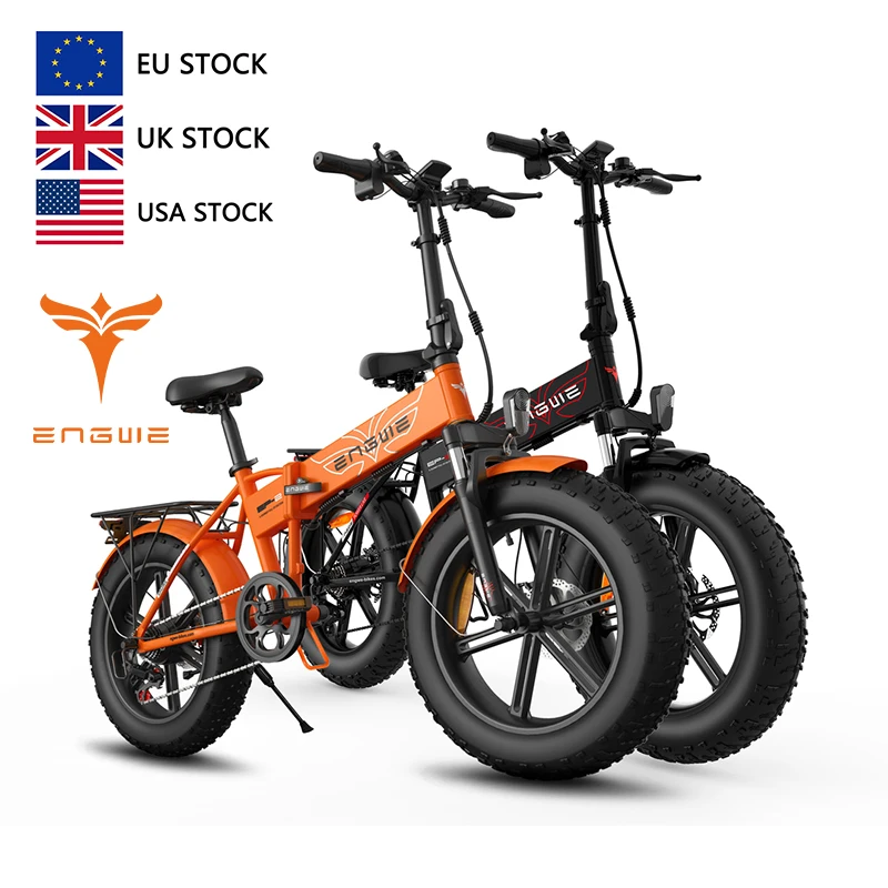 Free Shipping EP-2 Pro Combo 120km Range Speed 25km/h Front Suspension Foldable E-bike  Electric Bike EU/US/UK Warehouse ENGWE