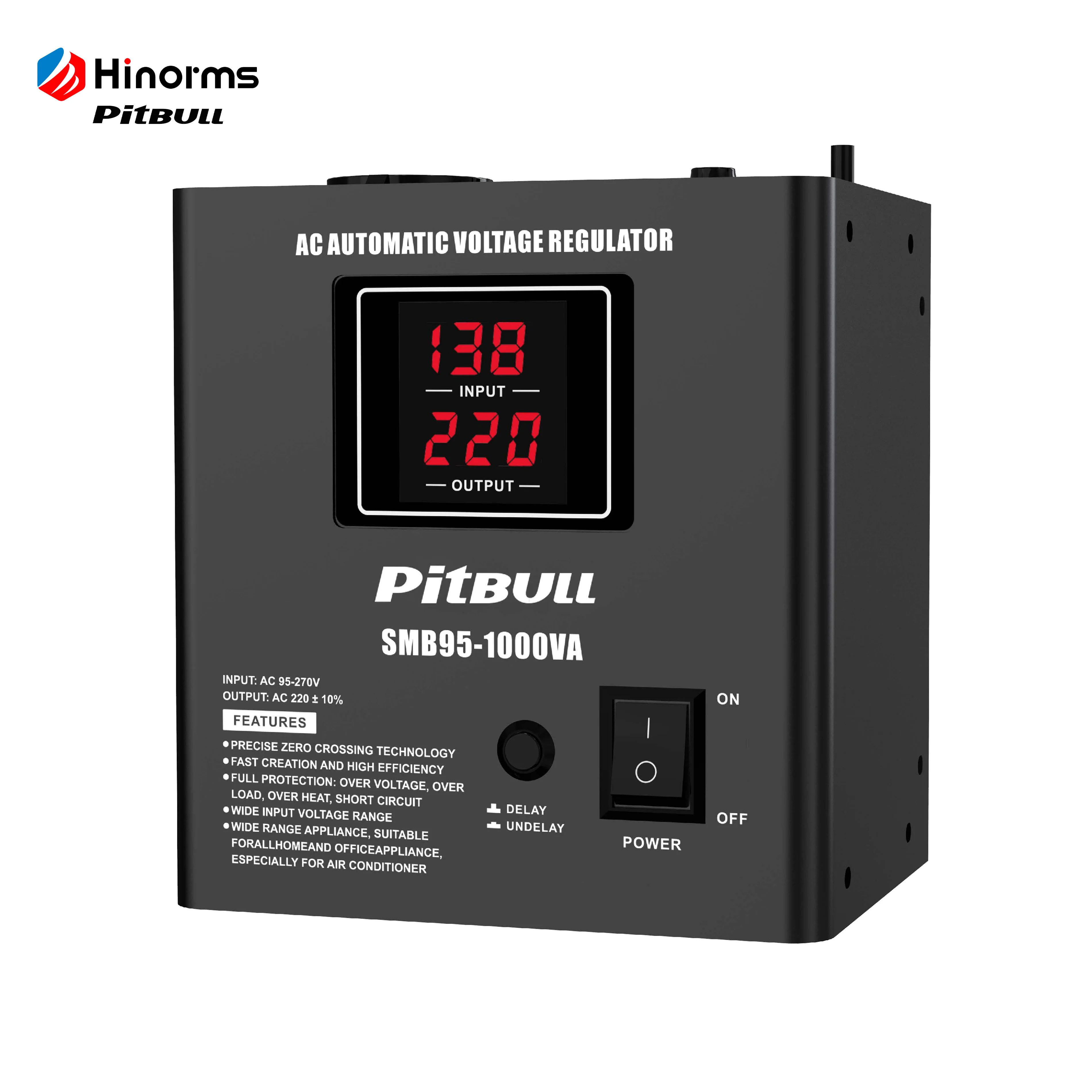 Pitbull SMB1500KVA Single Phase Digital Precision Automatic Voltage Regulator Stabilizer High Quality AC with Wide Input Range
