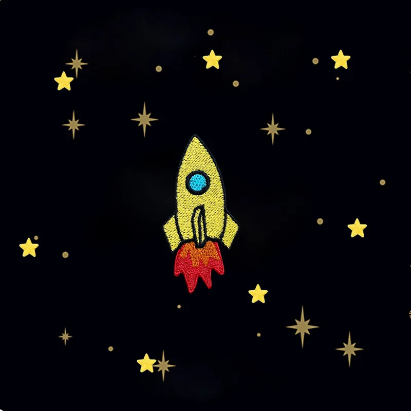 2021 Cartoon Version of the Universe Star Sphere 3D Diy Embroidery Luggage Hat Clothing Accessories Decorative Adhesive OEM