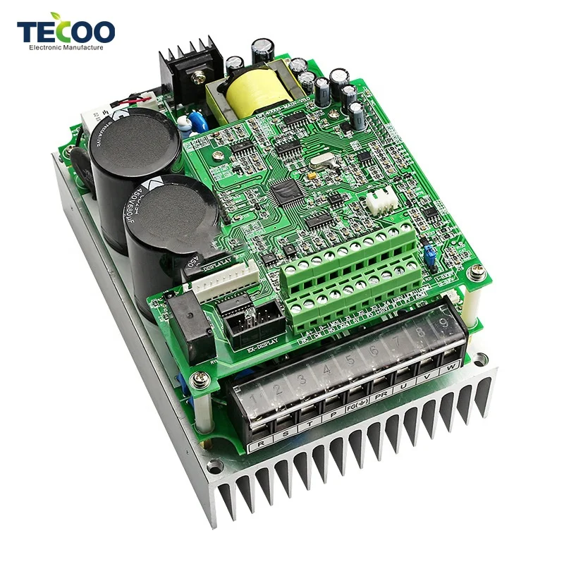 PCBA Manufacturer 3 Phase VFD Control Board 0.75KW to 30KW  220v/380v Ac Drive Frequency Inverter Motherboard for Water Pump
