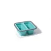 Petit format-bleu-double compartiment