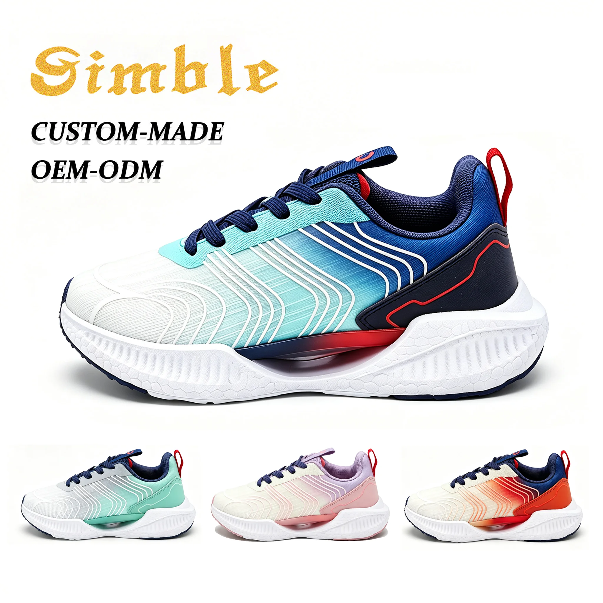 New Products Custom logo Kids Sneaker Shock Absorption Air Cushion Children Sports Shoes Boys Running Shoes Zapatillas