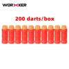 Fléchettes courtes en bambou (rouge-orange) W0594