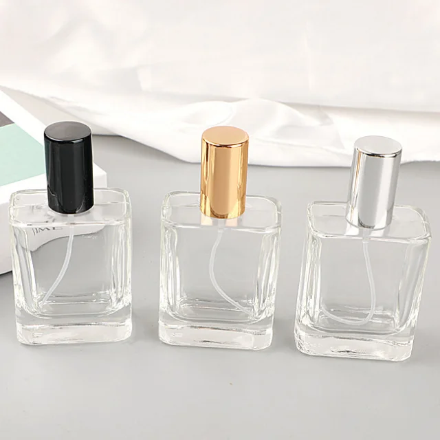 Free Sample 30ml 50ml Transparent Portable High-end Perfume Spray