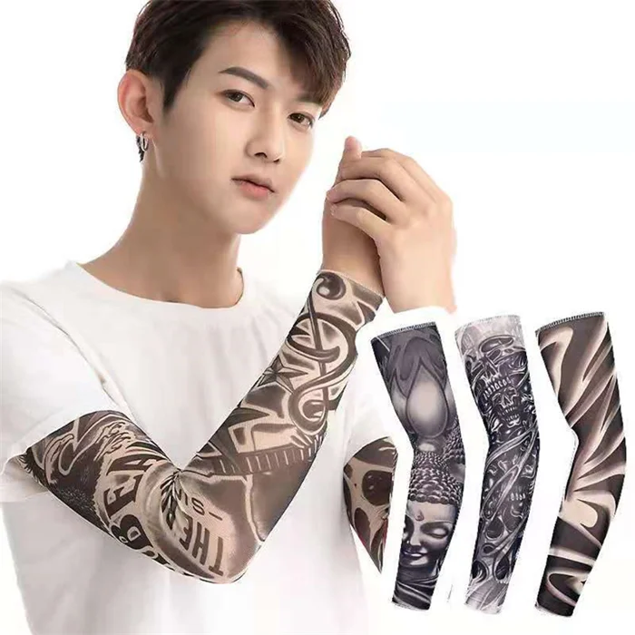 Temporary Waterproof Tattoo Design Sports Uv Compression Outdoor Cycling  Fishing Custom Ice Cool Hand Arm Sleeves - Buy Pure Youth Kid Cycling  Basketball Baseball Arm Warmers Wholesale Sublimation Custom Sport  Compression Arm
