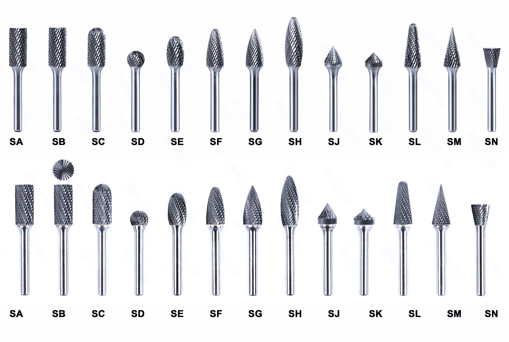 Customized 1/8 Shank Diameter 2.35 Ball Shaped Carbide Burr Rotary Burr with MOQ 5 Pieces for Wood Carving