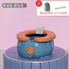 Blue hard cushion