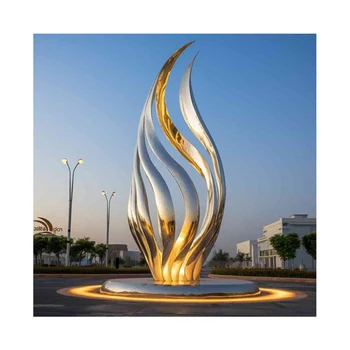 2024 Hot Selling High Quality Abstract Metal Wall Art Sculpture  For Outdoor Garden For Outdoor Garden