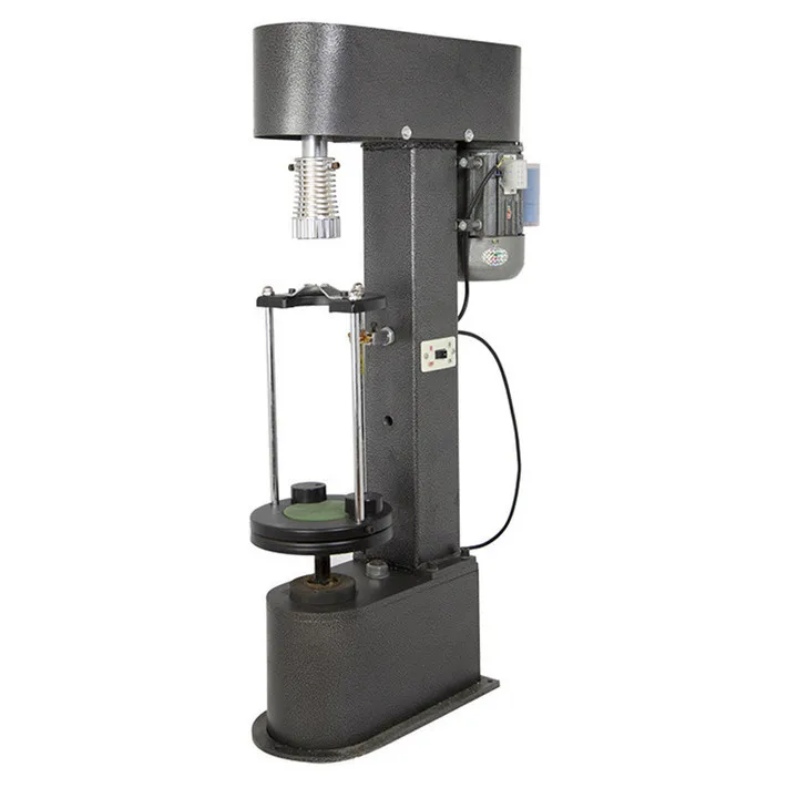 GL Customized Semi Automatic Electric Wine Cold-pressed Oil Bottle Metal Lock Aluminum Lid Plastic Cover Crimper Capping Machine