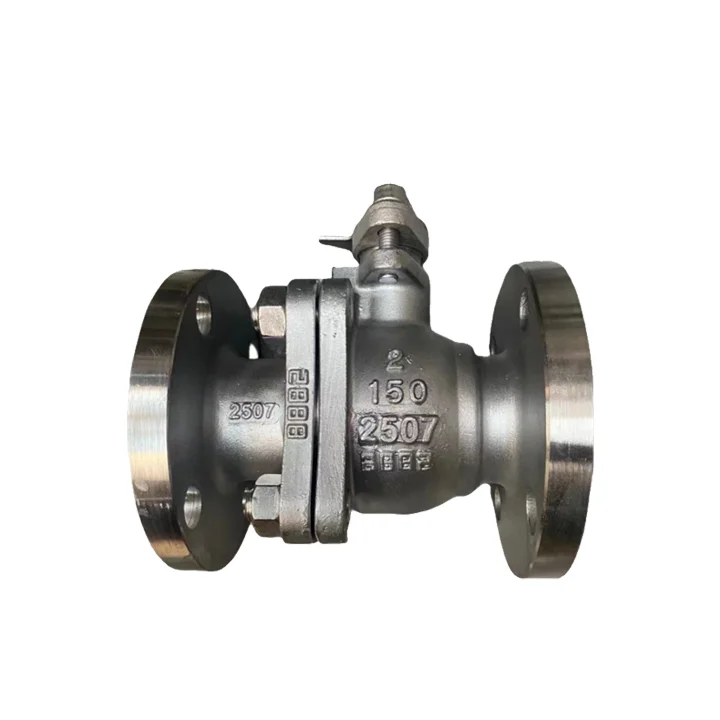 High Quality 2507 Material Flange Ball Valve Duplex Steel Special Material Ball Valve