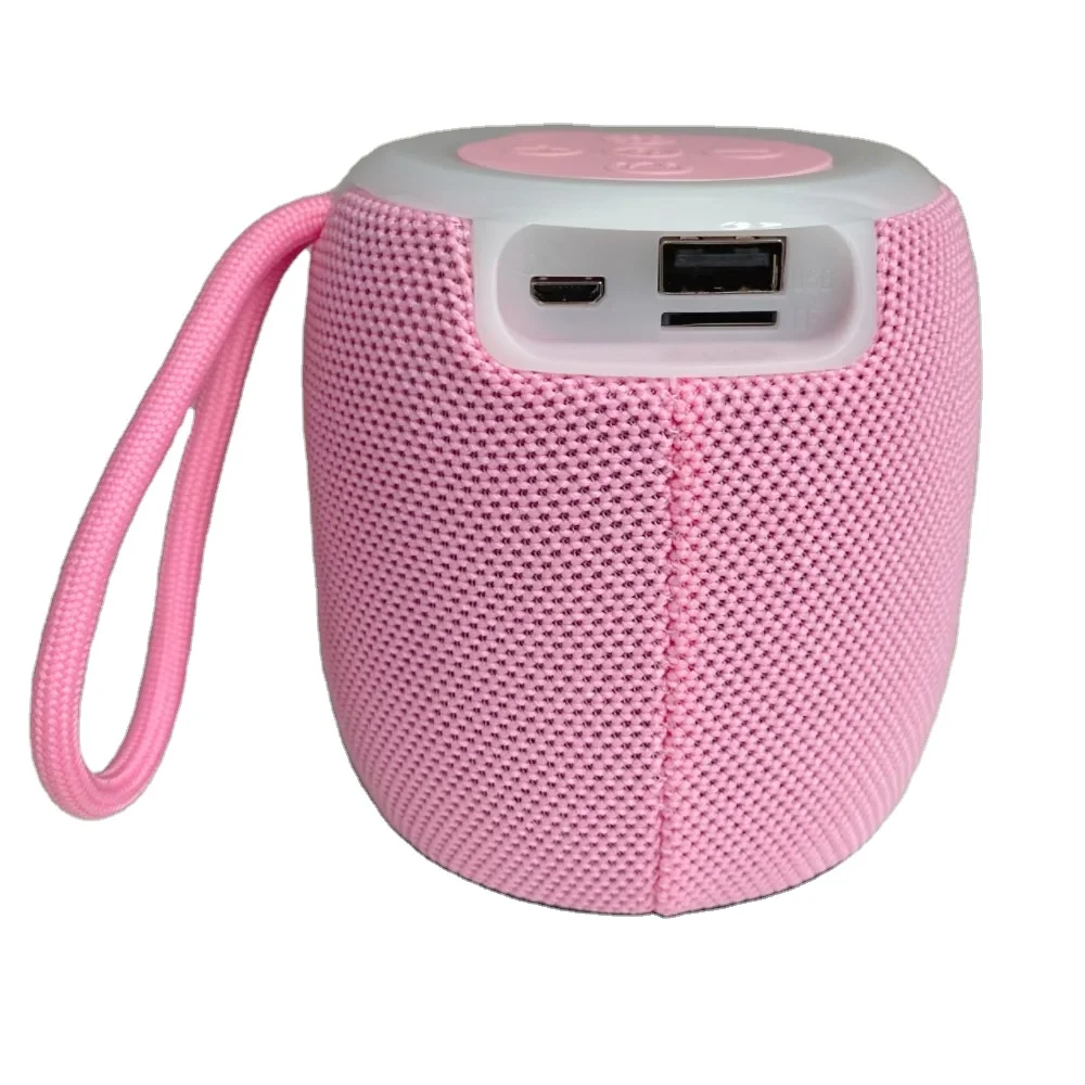 B22 Girls Gift Portable Bluetooth Mini Subwoofer Hifi Pink