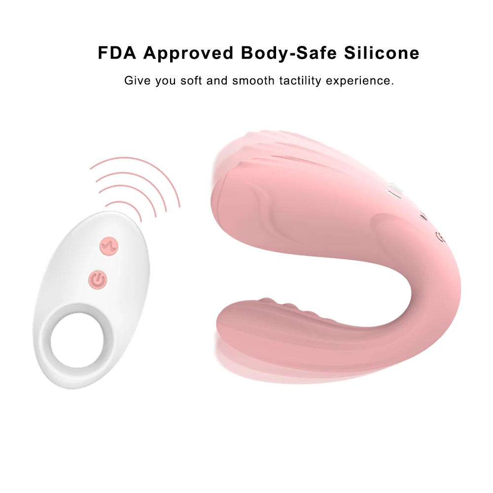 Women G-spot U Shape Vibrator Clitoris Stimulator Sex Toys for Couples Love  Egg Vibrator