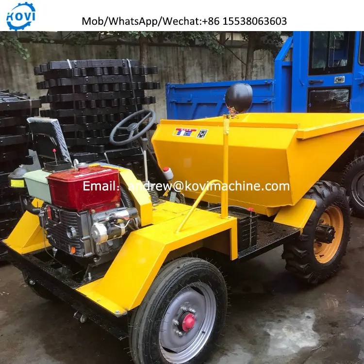 1000kg Front End Loader Bucket Tipping Car Site Dumper Trucks for Sale