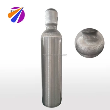 NETC 4L/8L/10L Aluminum  Composite Gas Cylinder  4500psi High for Industrial Gas Oxygen DOT CE ISO Certified 7.12kg