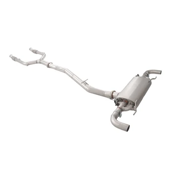 YT for Mercedes-Benz C43 3.0T 304Stainless Steel Middle and Rear Section Valved Exhaust System