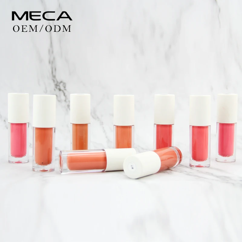 Изготовленные на заказ водоустойчивые Блестящий Прозрачный жидкие румяна метка частного назначения Румяна; Жидкая мини-трубка с 18 видов цветов optitons