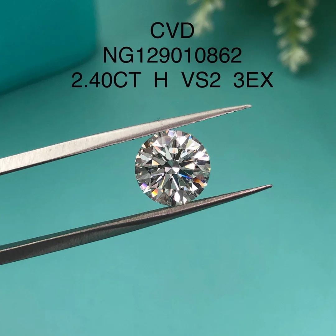 H Vs2 Carat Round Brilliant Cut Synthetic Cvd Diamond Oem