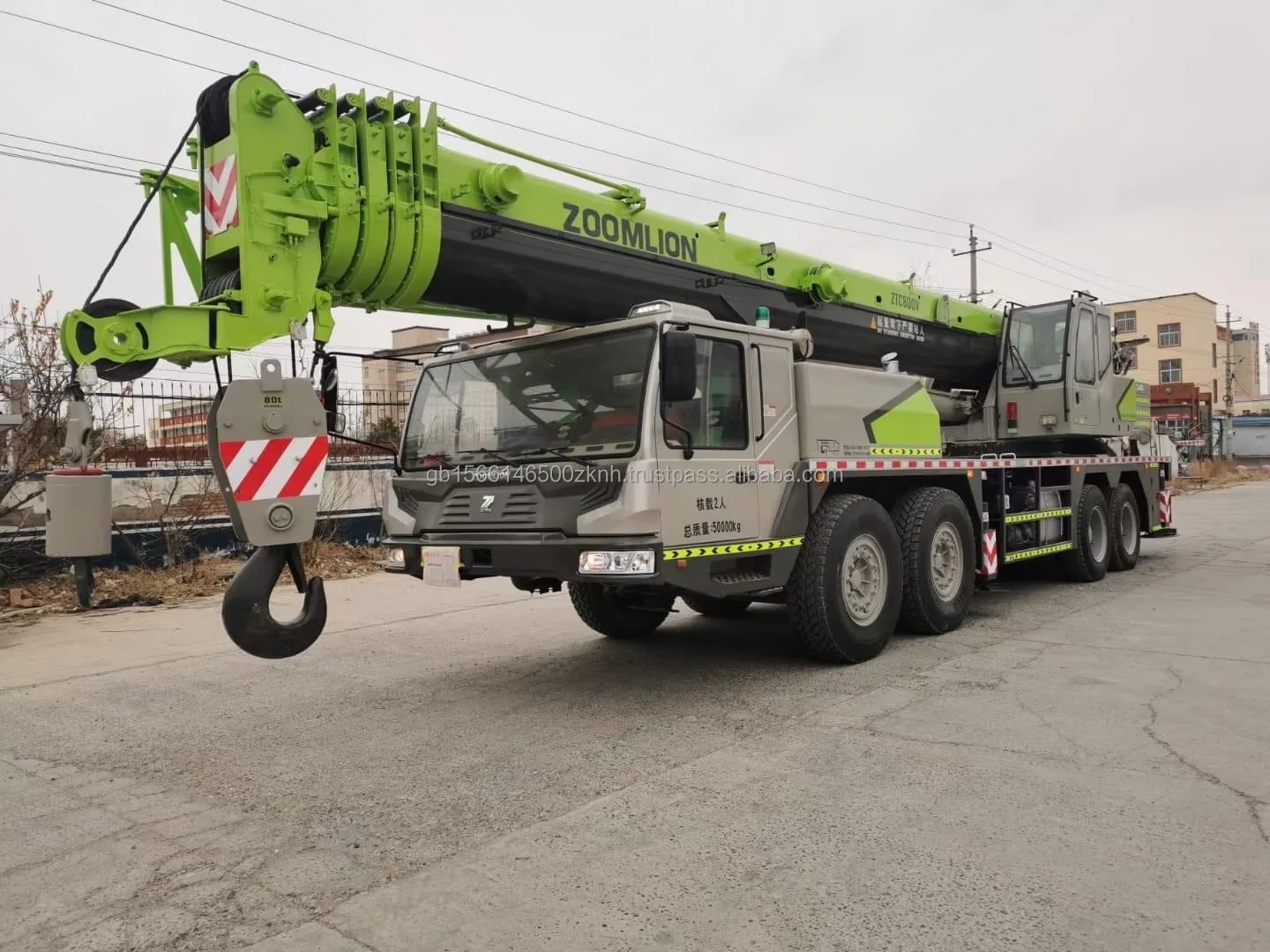 Zoomlion Truck Crane Hydraulic Knuckle Boom Truck Mounted Crane 80ton ...