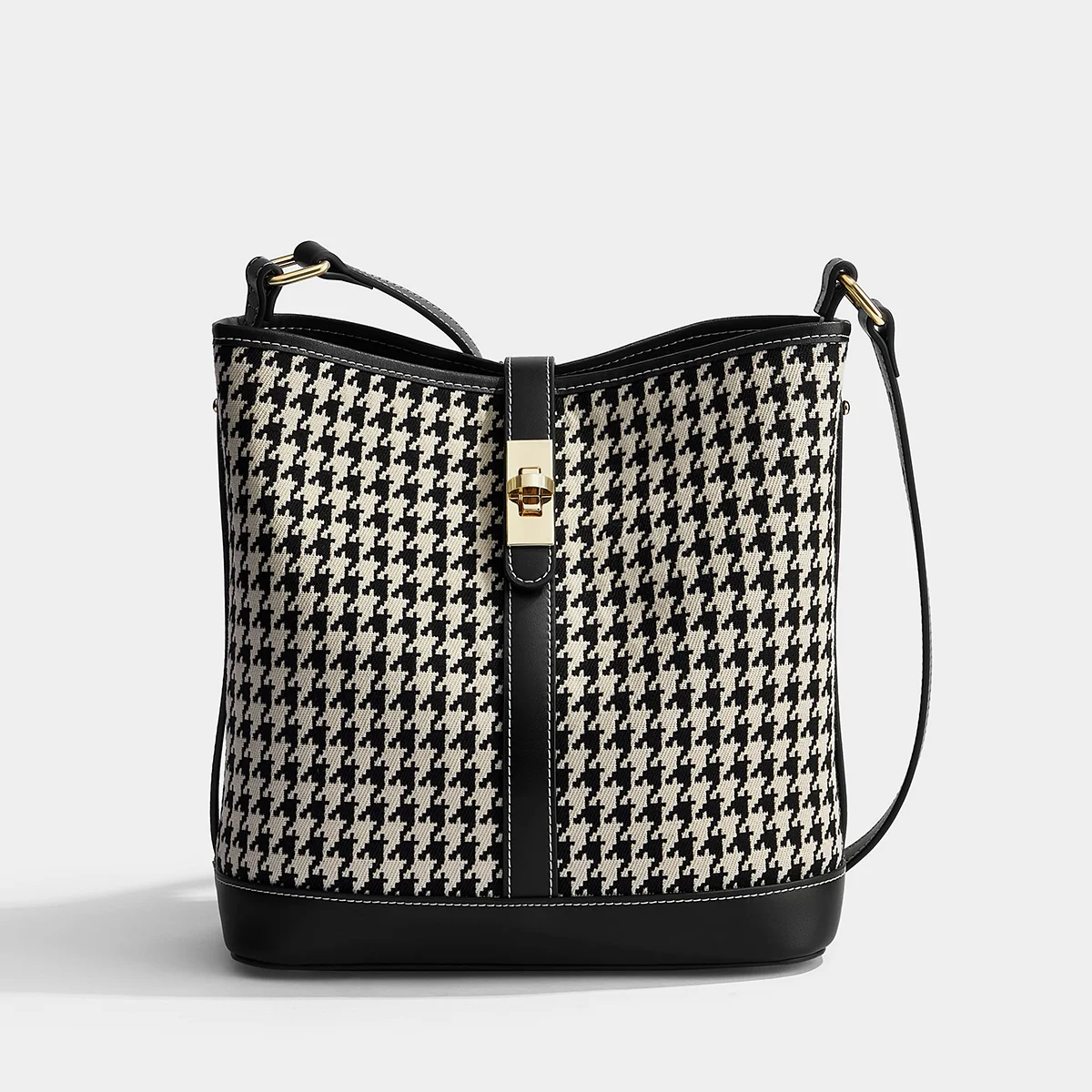 Houndstooth Pattern Large Capacity Women's Tote Bag