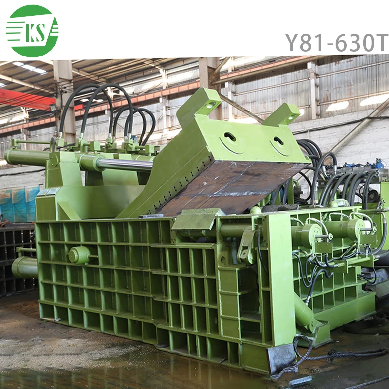 Keshang Hydraulic Metal Baler Y81-630T Aluminium Foil Scrap Baler Iron-baler Scrap Metal Recycling Equipment details