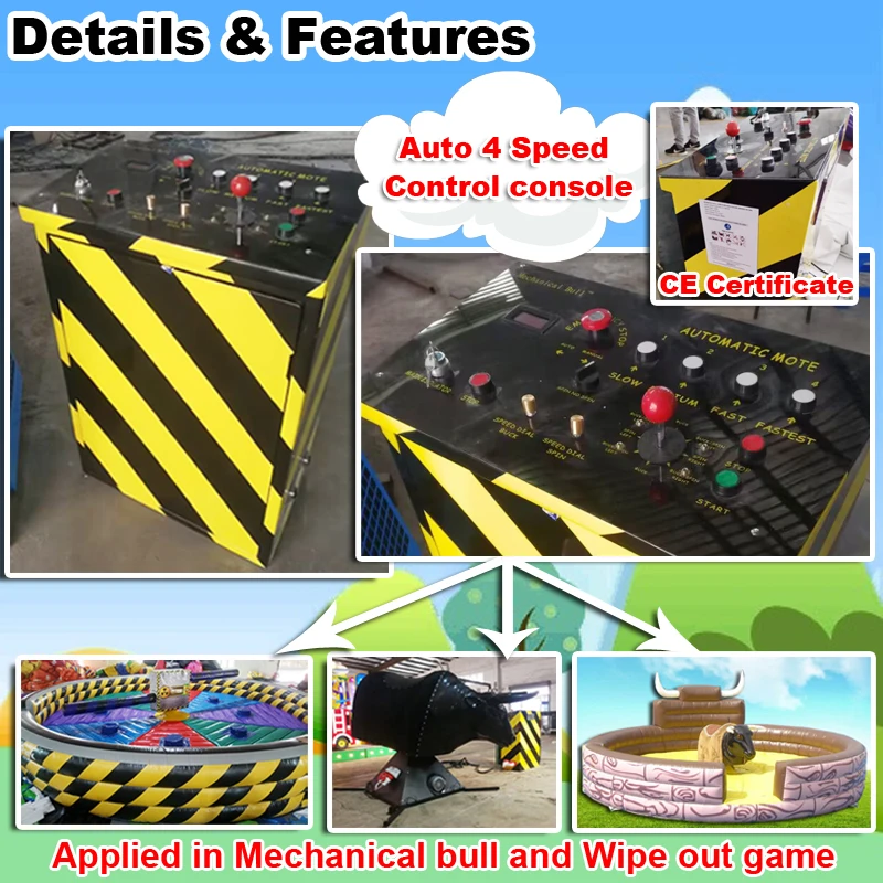 Inflatable Game Mechanical Unicon Ride Rodeo for Party Rental Amusement Park