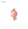 Pink Ice Cream Cone Charm