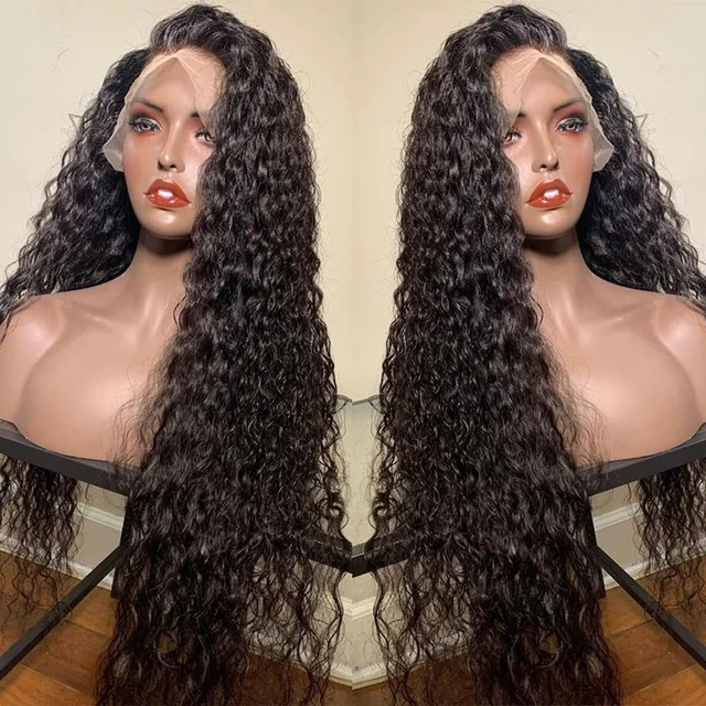 Deep Wave 13x4 4x4 Lace Front Human Hair Wigs Vietnamese hair 40 Inch Hd Loose Deep Wave Lace Frontal Wig Lace Wig