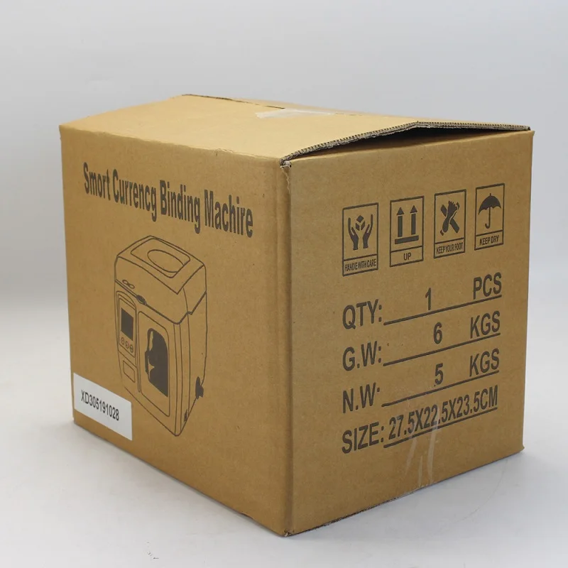 XD-305 высокое качество Кромкооблицовочный станок банкнот упаковочная банка супермаркет Автоматическая умной валюты связующего Новый