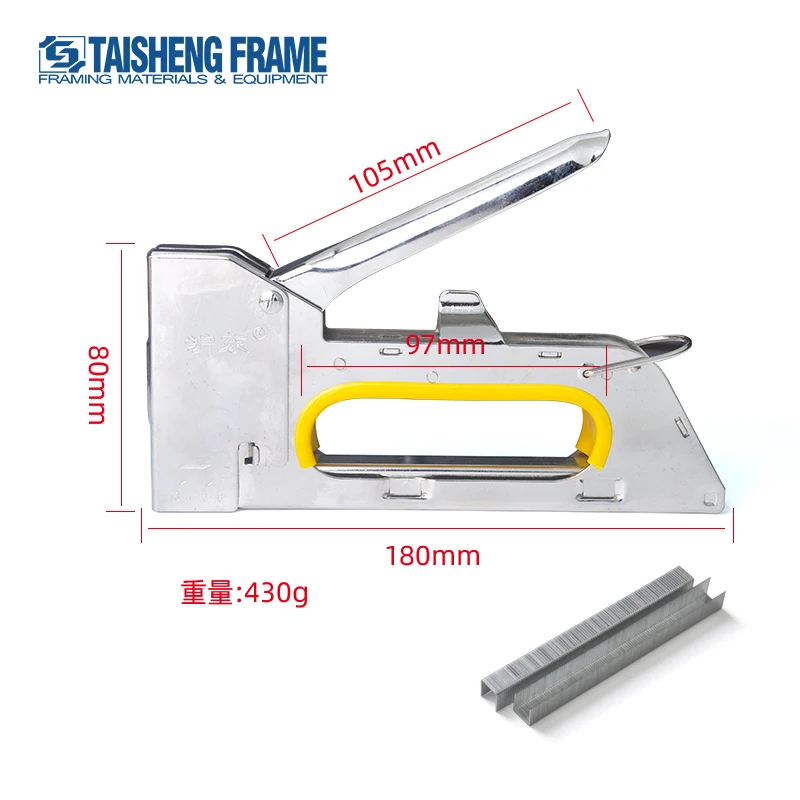 Ts D12 Hudong Manual Staple Gun Good Quality Nail Driver Staple Gun For  Tabletop Photo Frame Accessories - Buy Hudong Quality Manual Staple Gun  Photo