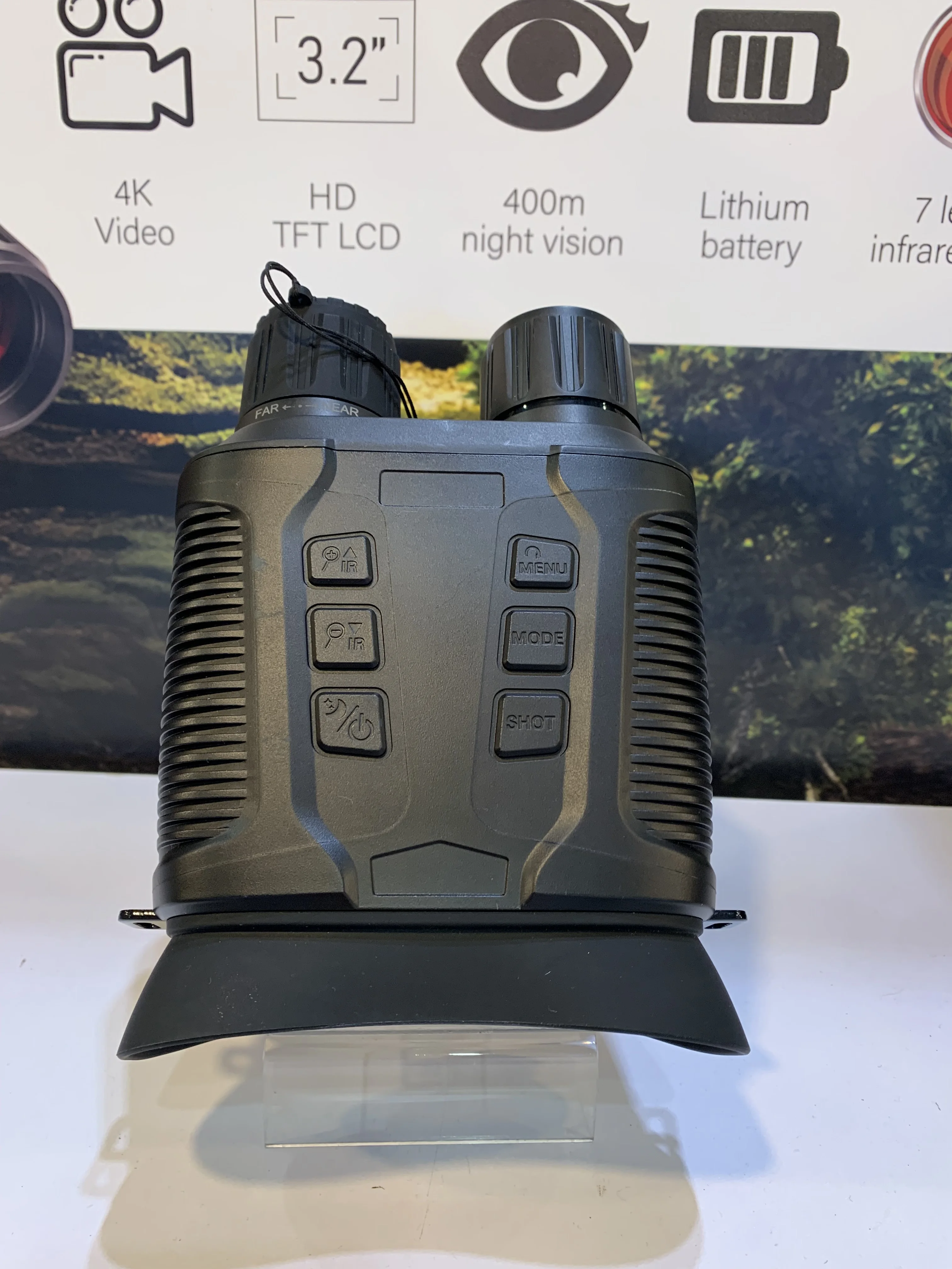 Handheld Binocular Oversized Screen Infrared Scope Night Vision Goggles ...