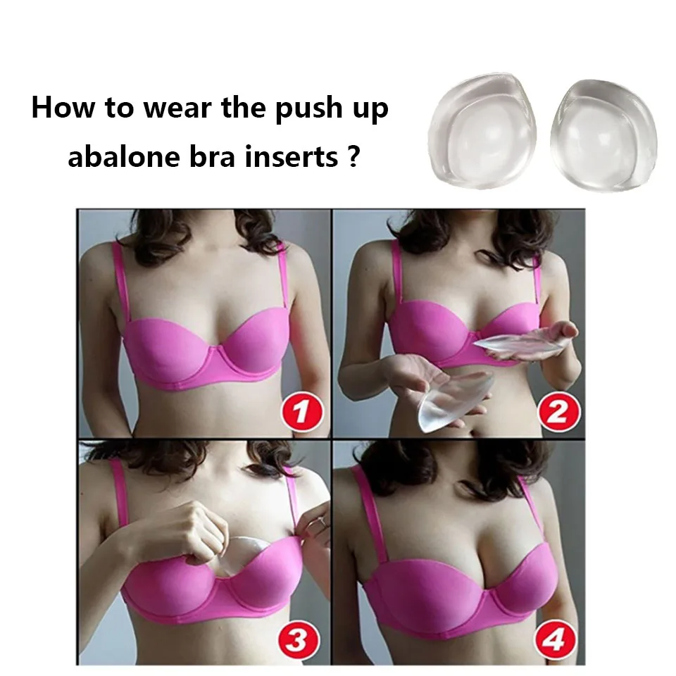 Coiry Bra Pad Inserts 3 Pairs Push Up Breast Enhancer Cups for Women  (Triangle) 