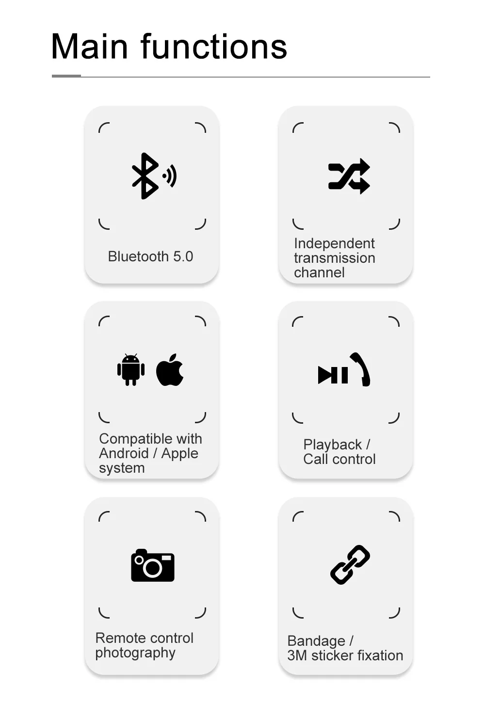 Metrn Remote Control Kit Ipx67 Waterproof Phone Controller Button Wireless For Camera Shutter